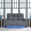 Picture of STUDIO CAVE NUVELLA LOVESEAT W/ CONSOLE