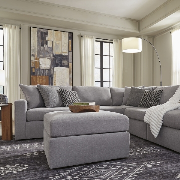 Picture of MODMAX ACCENT OTTOMAN GRANITE