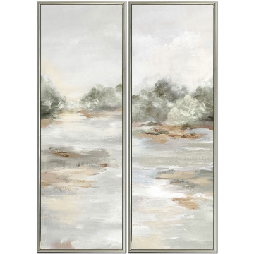 Picture of PASTEL MEADOWS S/2 CANVAS ART