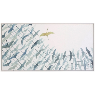 Picture of FLOCK OF BIRDS CANVAS ART