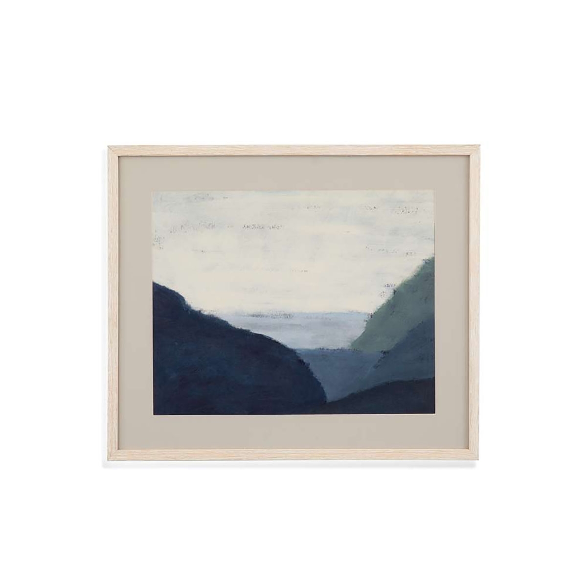 Picture of MUTED COAST I FRAMED PRINT