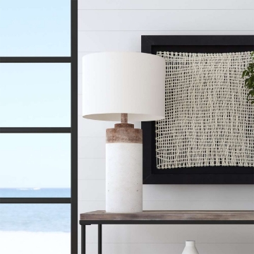 Picture of LAMAR EARTHY BEIGE CEMENT LAMP
