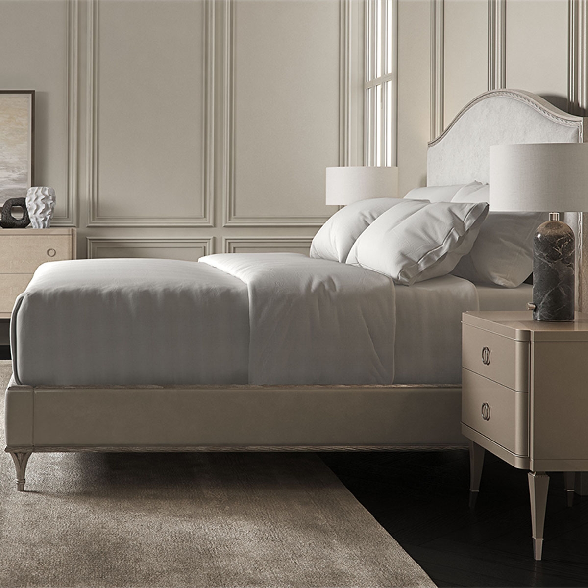 Picture of FONTAINEBLEAU PLATFORM KING UPHOLSTERED BED