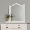 Picture of BUNGALOW WHITE ARCH MIRROR