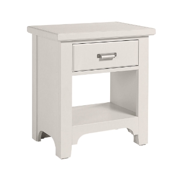 Picture of BUNGALOW WHITE ONE DRAWER NIGHTSTAND