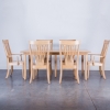 Picture of MAPLE 42X72 RECT DIN W/6 CHRS