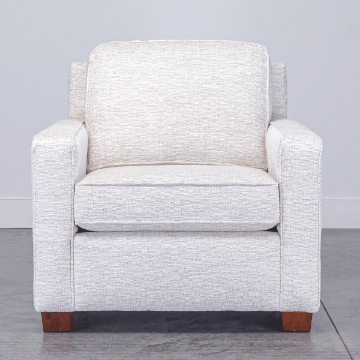 Picture of NOLA WHITE ACCENT CHAIR W/FRKIT