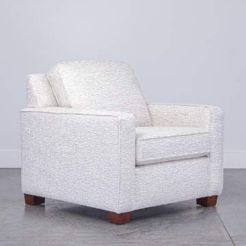 Picture of NOLA WHITE ACCENT CHAIR W/FRKIT