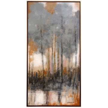 Picture of BLUSHING CREEK III TREE ART