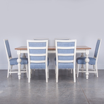 Picture of MAPLE RECT TBL W/LEAF 7PC SET