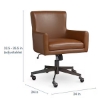 Picture of LYLES SADDLE OFFICE CHAIR