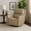 Picture of HENRY BEIGE SWIVEL GLIDER W/PHR/LUM/MAS