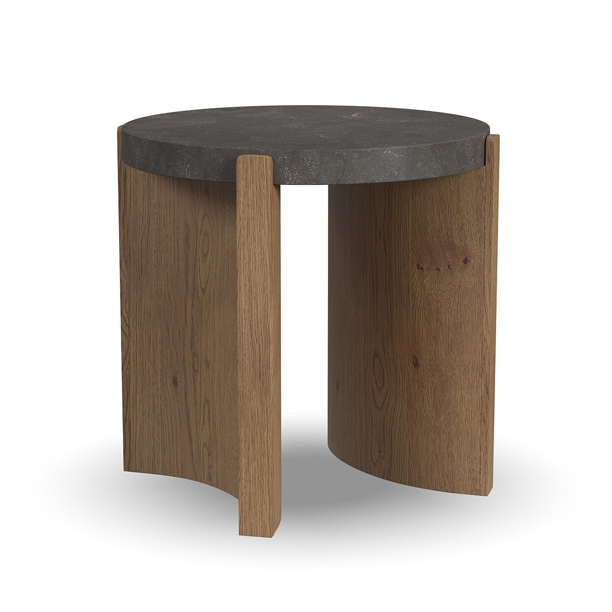 Picture of ECLIPSE ROUND END TABLE BLUE STONE