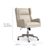 Picture of LINCOLN TAUPE OFFICE CHAIR