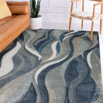 Picture of CARMONA 5 NAVY 5'1X7'5 RUG
