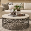 Picture of OASIS CORAL NICKEL COCKTAIL TABLE