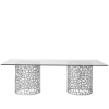 Picture of OASIS NKL CORAL GLASS TABLE