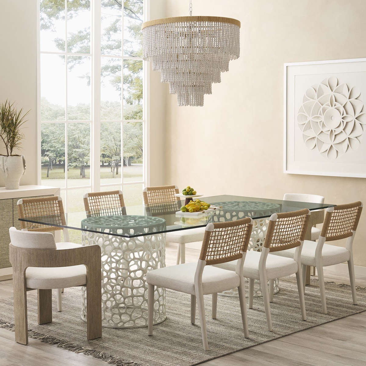 Picture of OASIS WH CORAL GLS 9PC DINE