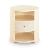 Picture of NEWBURY WHT ROUND BEDSIDE TBL
