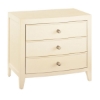 Picture of NEWBURY WHT 3DRW NIGHTSTAND