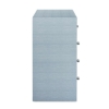Picture of NEWBURY BLUE RAFFIA 5 DRAWER CHEST