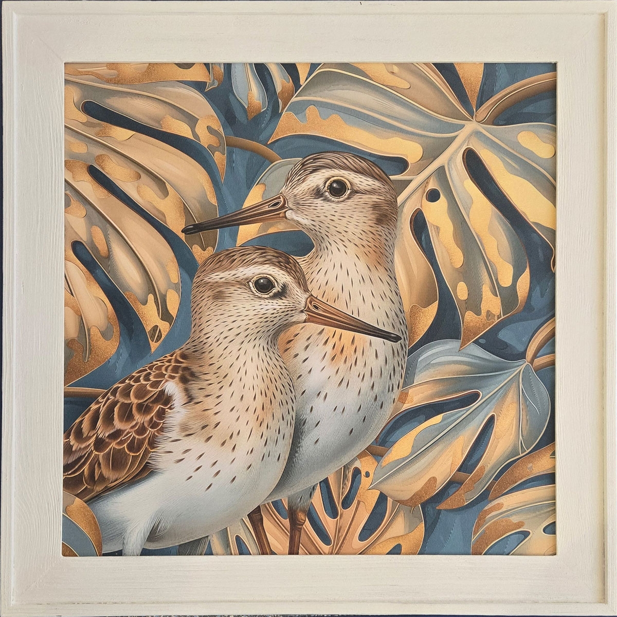 Picture of SHORE BIRD/PALM LEAF PRINT
