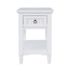 Picture of WESTPORT WHITE CHAIRSIDE TABLE