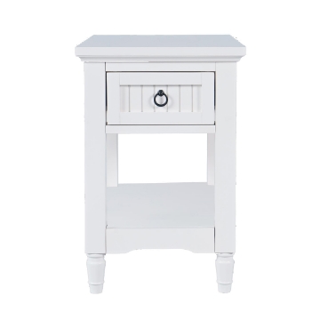 Picture of WESTPORT WHITE CHAIRSIDE TABLE
