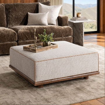 Picture of ELLERIE 40" SQUARE OTTOMAN