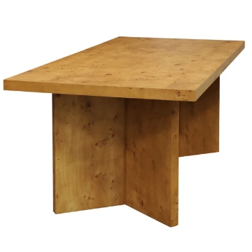 Picture of BURL WOOD DINING TABLE
