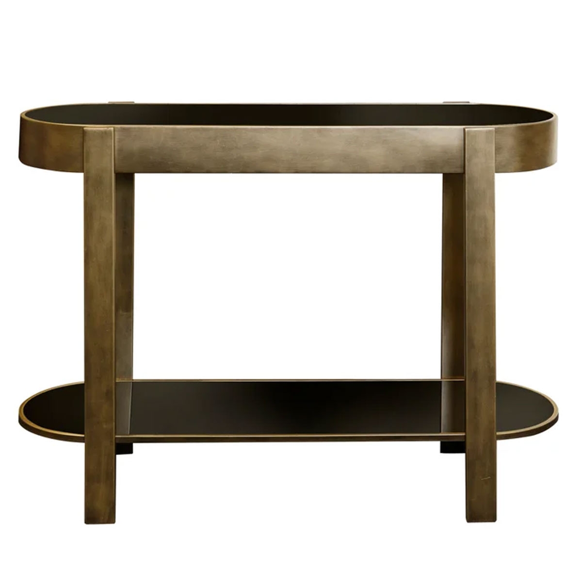 Picture of OVAL METAL CONSOLE TABLE