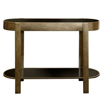 Picture of OVAL METAL CONSOLE TABLE