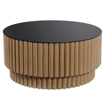 Picture of FLUTED BARREL RND COFFEE TABLE