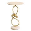 Picture of MARBLE & GOLD TWIST TABLE