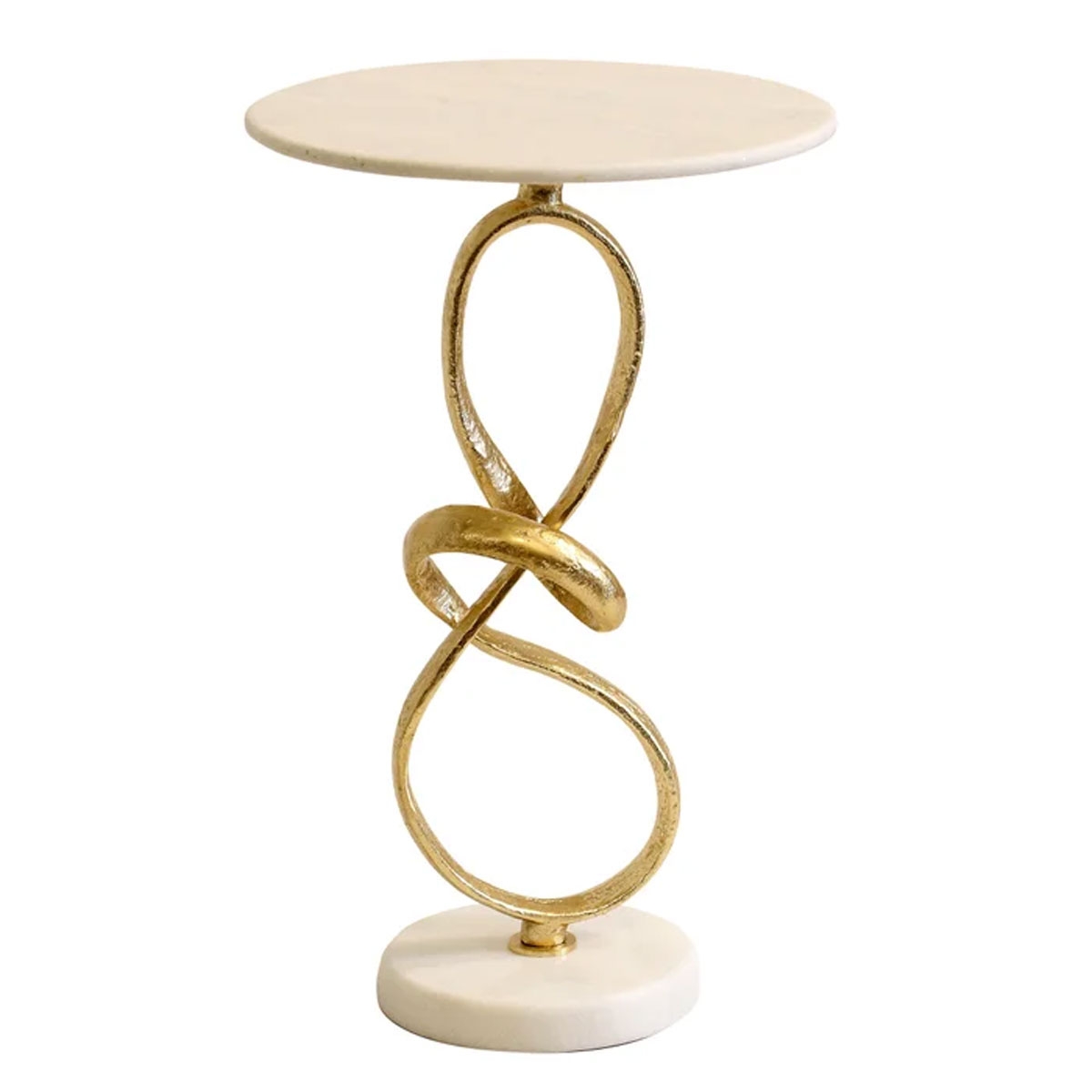 Picture of MARBLE & GOLD TWIST TABLE