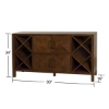 Picture of 4DR BUFFET W/ WINE BOTTLE STOR