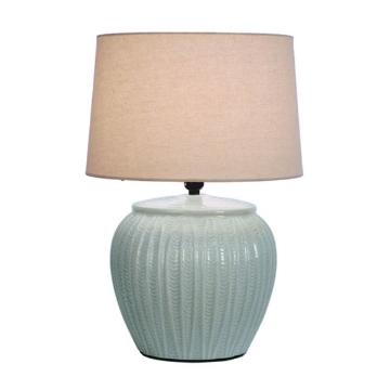 Picture of COLUMBIA SOFT GREEN TABLE LAMP