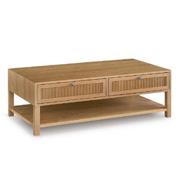 Picture of NEWBURY RIBBED DRAWER COCKTAIL TABLE