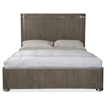 Picture of MODERN MOOD DRK QN PANEL BED