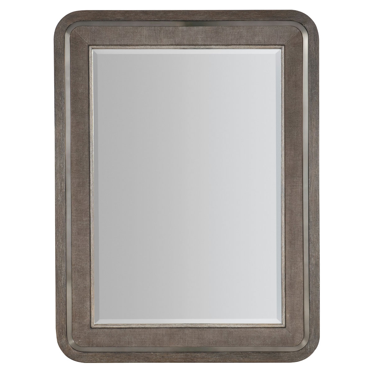 Picture of MODERN MOOD DRK RAFFIA MIRROR