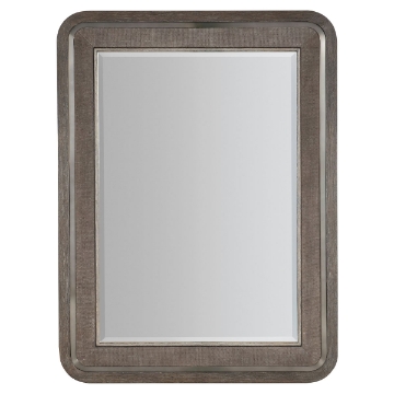 Picture of MODERN MOOD DRK RAFFIA MIRROR