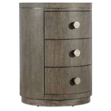 Picture of MODERN MOOD DRK ROUND NIGHTSTAND