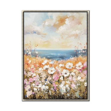 Picture of SEASIDE BLOOMSCAPE COASTAL ART