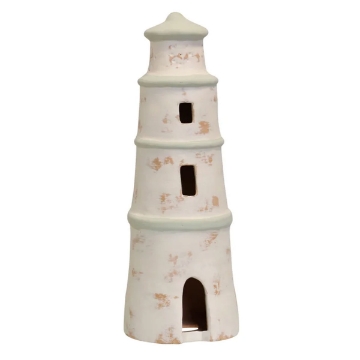 Picture of 15" TERRACOTTA LIGHTHOUSE