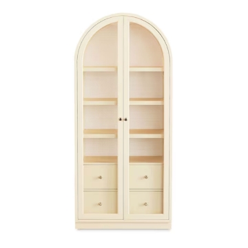 Picture of NEWBURY WHITE ARCHED CABINET