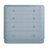 Picture of NEWBURY BLUE RAFFIA 4DRW CHEST