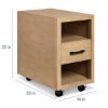 Picture of HOMEWORK NAT COASTER STORAGE CART