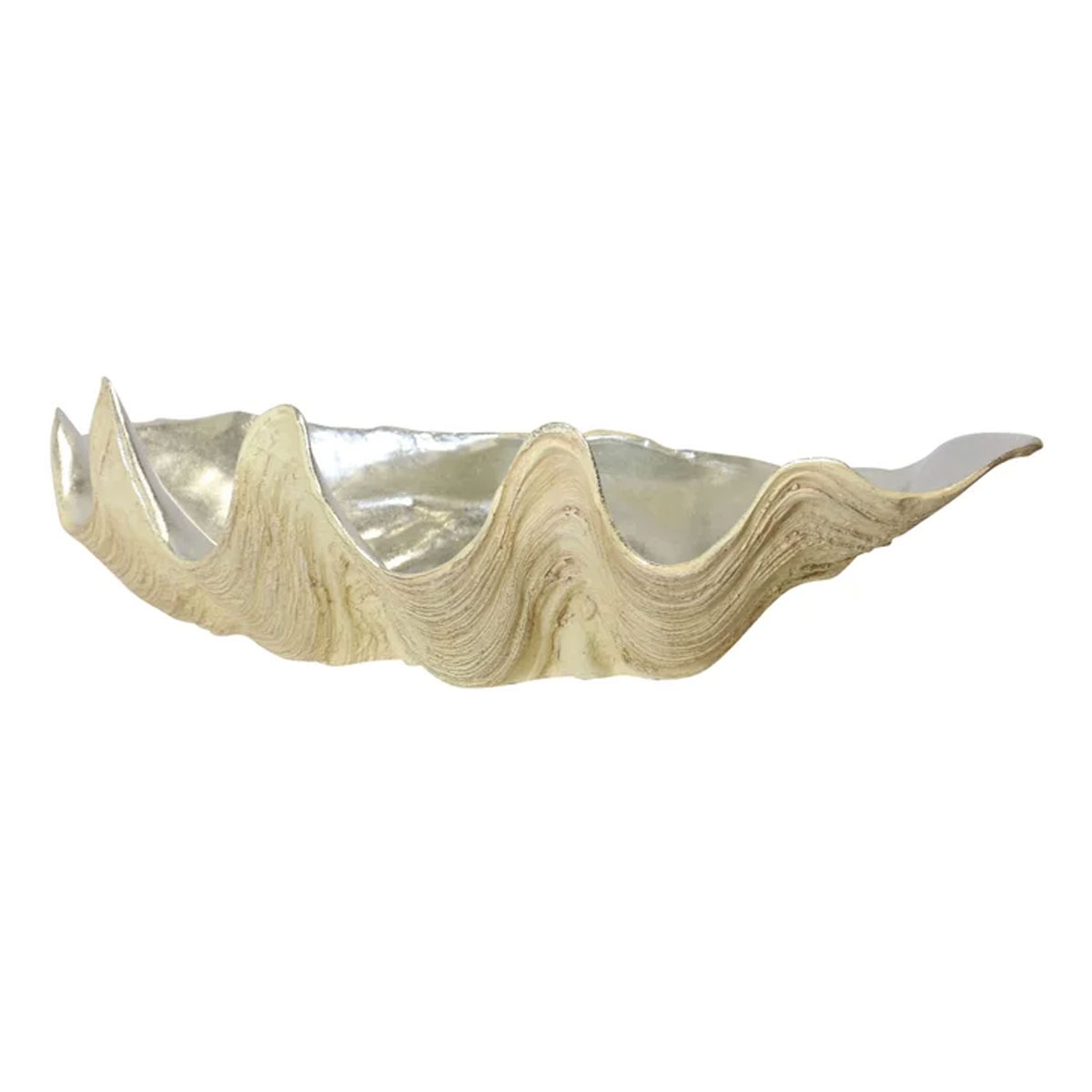 Picture of NATURAL/SILVER 20" CAST CLAM BOWL