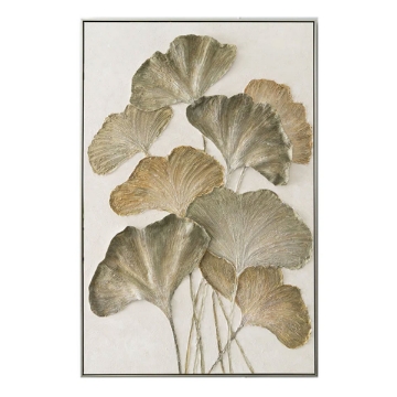 Picture of GINKGO LEAVES TEXTURED ART