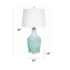 Picture of AQUA GLASS TABLE LAMP